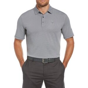 Callaway Opti-Dry Mens Polo Shirt Blue Geometric Print Short Sleeve XXL